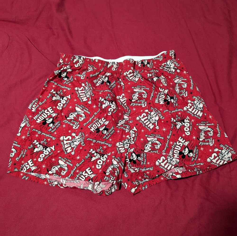 Disney Men's Medium Boxer Red